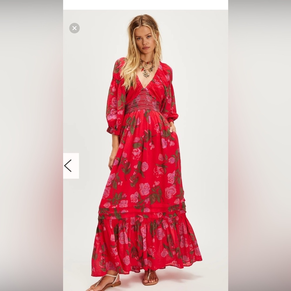 Free People maxi dress. Romance combo. New with tags.